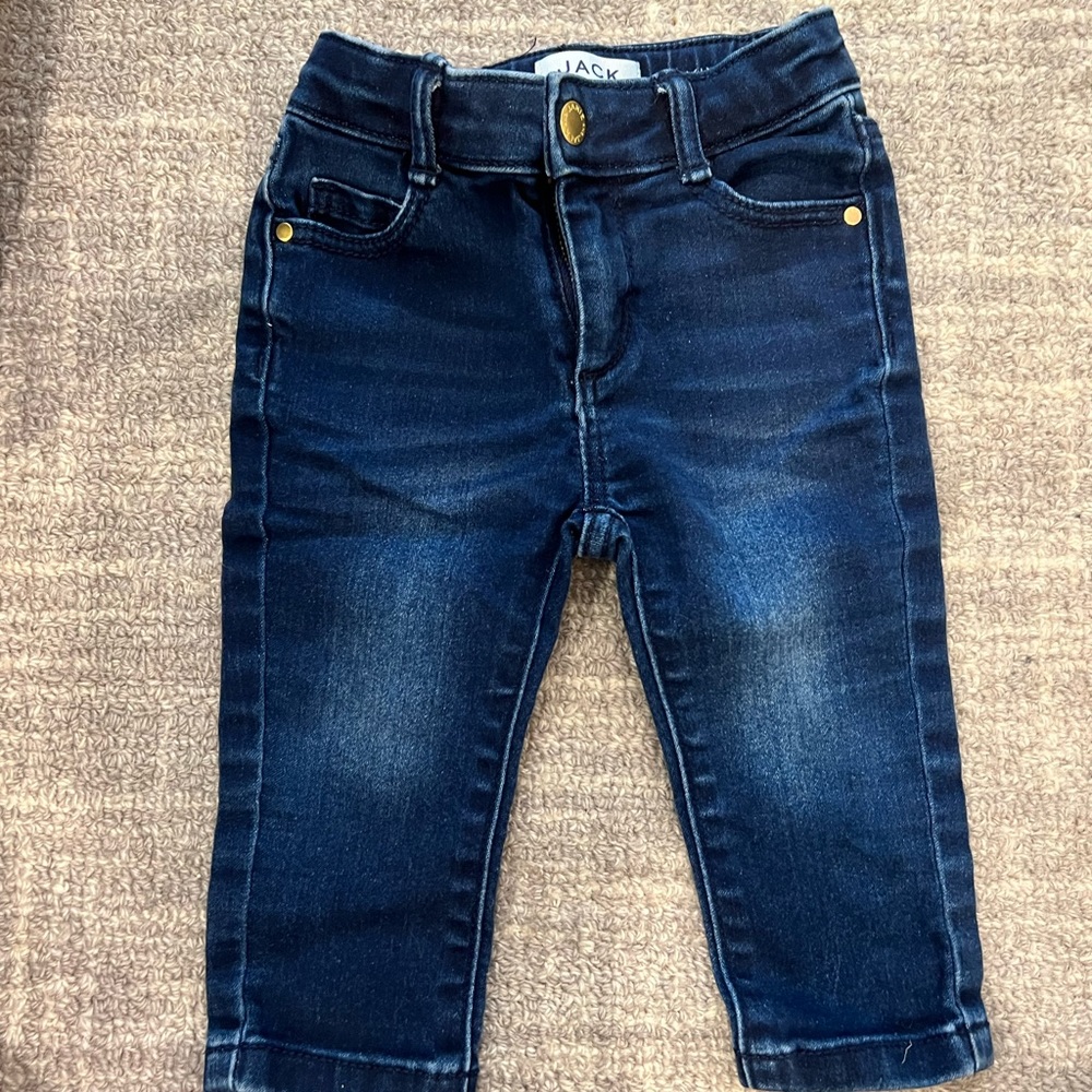 Janie and Jack skinny jeans. 6-12 months.